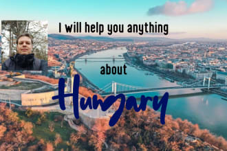 help you anything  related to hungary