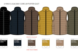 do garments dawn padding jacket pattern
