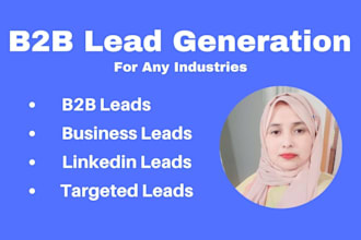 do targeted b2b lead generation for any industry