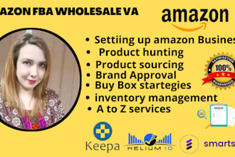 be your amazon fba wholesale virtual assistant