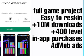 sell my source code of android bottle color sort game