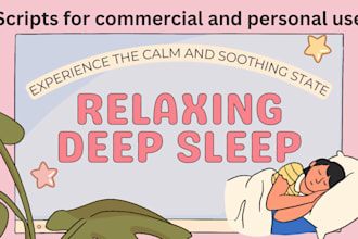 write sleep meditation for personal and commercial use