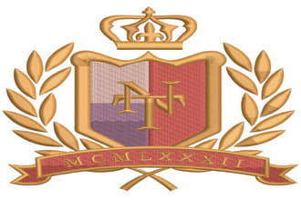 do embroidery digitizing logo, custom patch, flat, dst, file