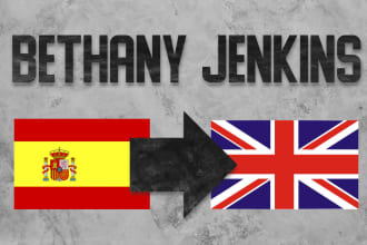 manually translate your text from spanish to english