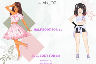 create anime oc original characters for you