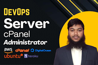 be your server administrator and manage your hosting or cpanel or server