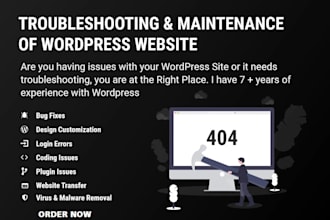 troubleshoot and fix wordpress elementor website issues