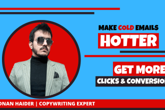 write cold email copy that converts instantly as an email copywriter