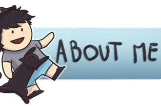make you illustrated panels for your twitch channel