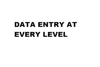 do data entry every level