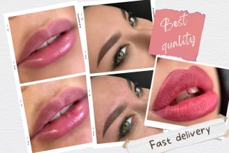do professional retouch of your pmu works