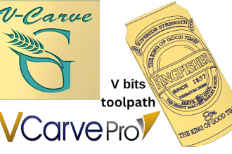 do digitally aspire vcarve in wood your logo design or text
