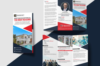 design professional brochures, trifolds, bifolds, and company profiles