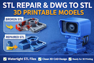 convert drawings to 3d printable stl models