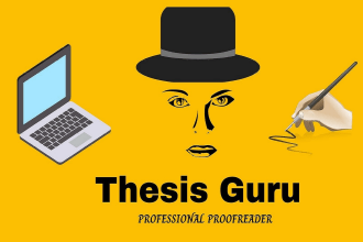 proofread scientific research thesis or dissertation
