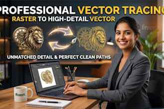 trace best detailed vectors you can have  raster to vector
