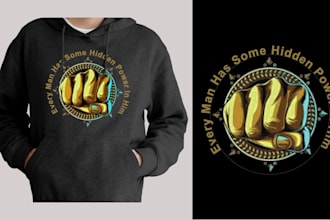 create any custom t shirt  logo design  typography design in 24 hours