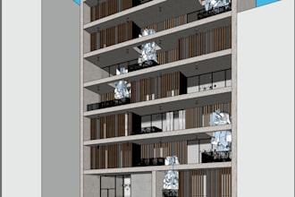 make 3d model on sketchup for your proyect