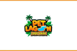 be draw your cat, dog or cute animal pet logo design