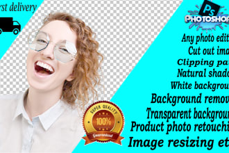 do removal, transparent or white background and cutout image