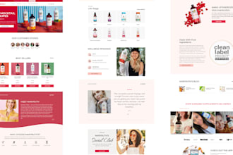 design luxury nutrition and health supplement supliful dropshipping website