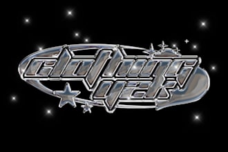 design custom y2k logo for your streetwear brand and animation