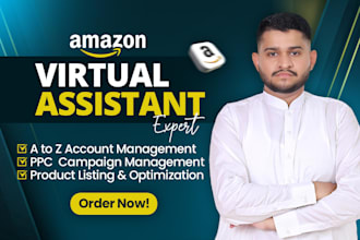 be your expert amazon fba virtual assistant,amazon account manager