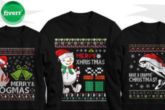 ugly christmas design for your business