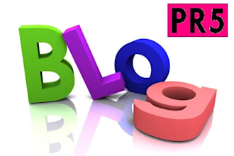 write an article with do follow links to your website on my PR5 blog