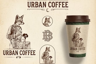 design a vintage mascot logo for your brand