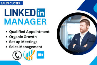 be your linkedin b2b sales and marketing manager