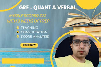 be your gre teacher with 7 yrs exp and 322 in 3 weeks myself