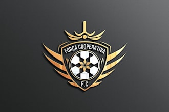 design super unique football logo with satisfaction guaranteed