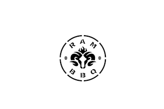 do original super perfect ram BBQ smokers logo design service