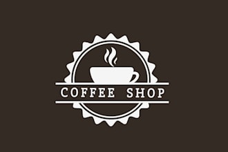 design high quality coffee logo in high definition