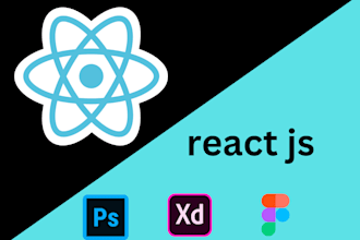 convert figma ,xd,psd to react app as a react developer