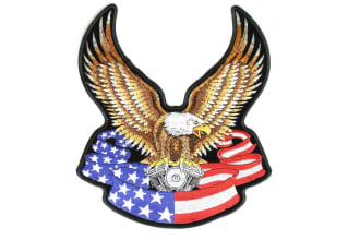 design high quality eagle veteran logo in high definition