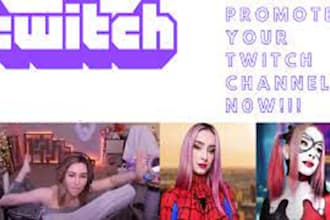 organically promote your twitch channel to active audience