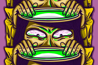 illustrate album or mixtape cover art for your music