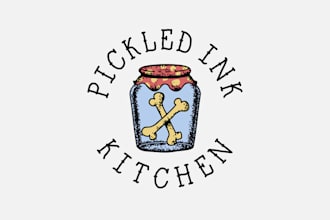 do beautiful awesome nice vintage food cooking logo with package