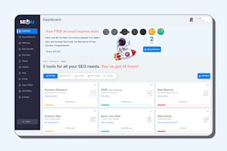 design dashboard, saas, CRM and admin panel UI