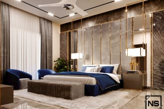 do 3d modelling, interior design and realistic 3d rendering