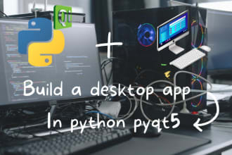 do python gui project in pyqt5 for you