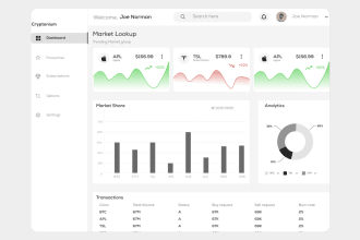 design dashboard UI, admin dashboard, webapp ui ux design
