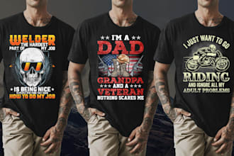 create the best selling custom bulk t shirt design for pod business