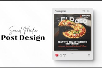design creative instagram facebook post design