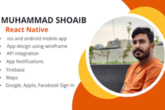 build ios android app from scratch using react native