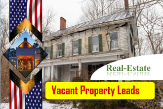 provide motivated vacant property  leads
