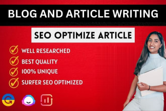 be your SEO friendly blog post and article content writer for affiliate blog