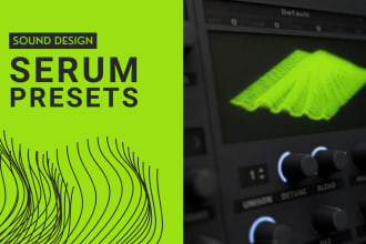 make serum presets according to your requirements